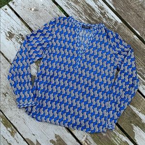 🌻 5 for $25 The Limited Printed Blouse Small